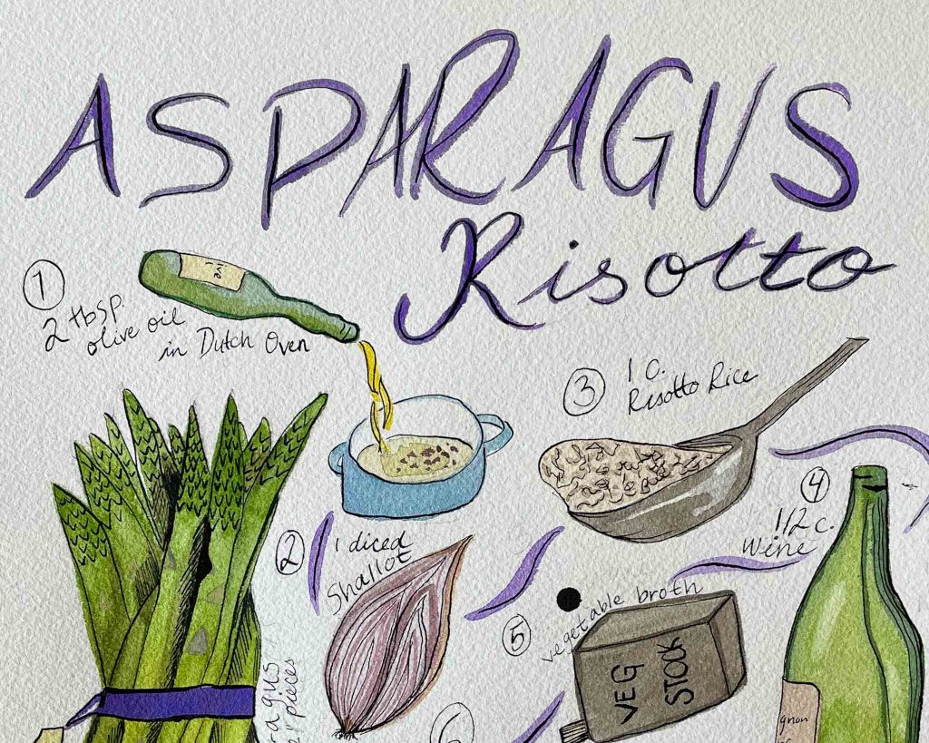Risotto Tuesday: Asparagus & Sweet Pea Risotto
